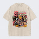 Vintage Halloween Movies Washed T-Shirt