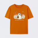 Halloween Growing A Little Boo Funny Pregnancy Spooky T-Shirt