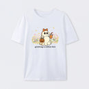 Halloween Growing A Little Boo Funny Pregnancy Spooky T-Shirt