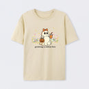 Halloween Growing A Little Boo Funny Pregnancy Spooky T-Shirt