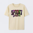 Neon Horror Halloween Retro Scary Movie Graphic T-Shirt