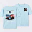 911 25th Anniversary Memorial Patriotic Two Sided T-Shirt