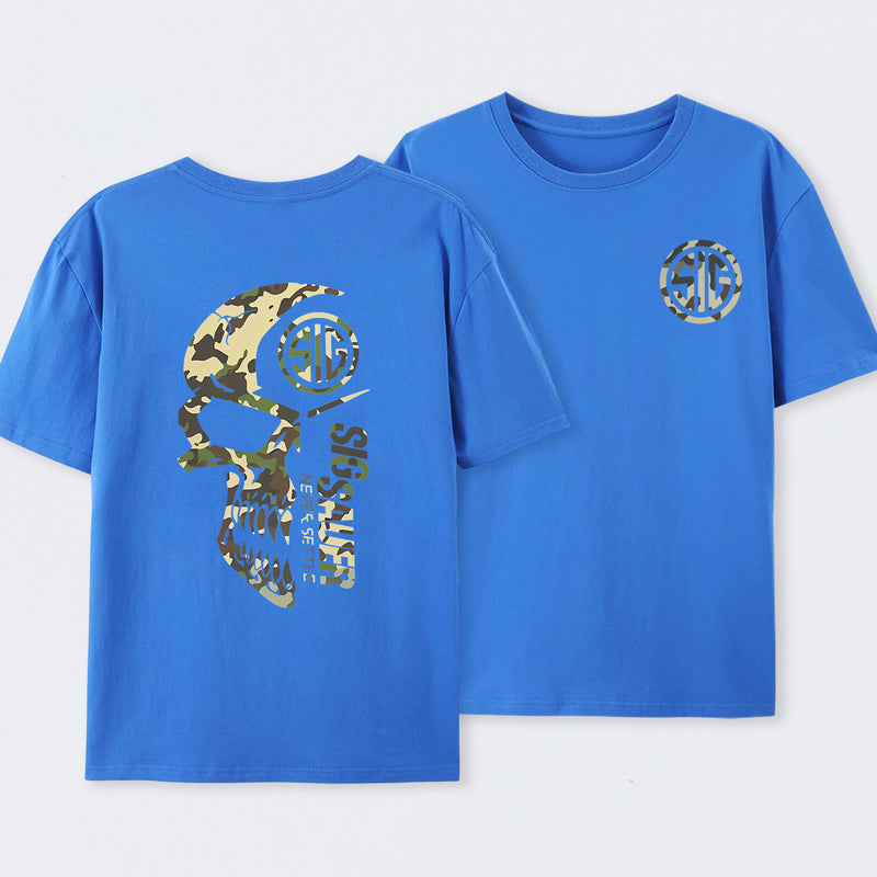 Bold Camouflage Graphic T-Shirt