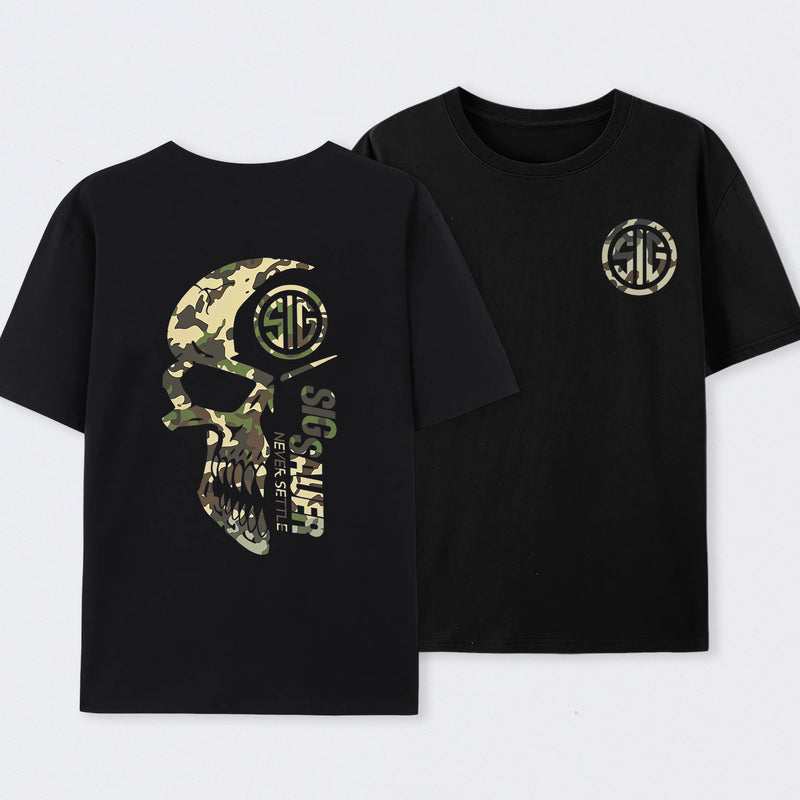 Bold Camouflage Graphic T-Shirt