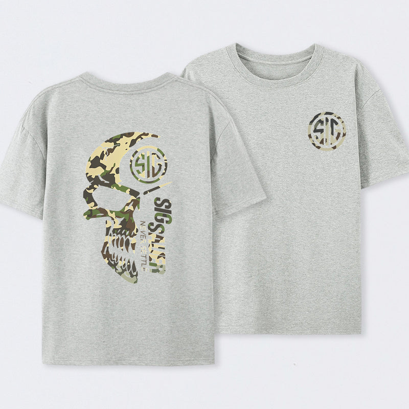 Bold Camouflage Graphic T-Shirt