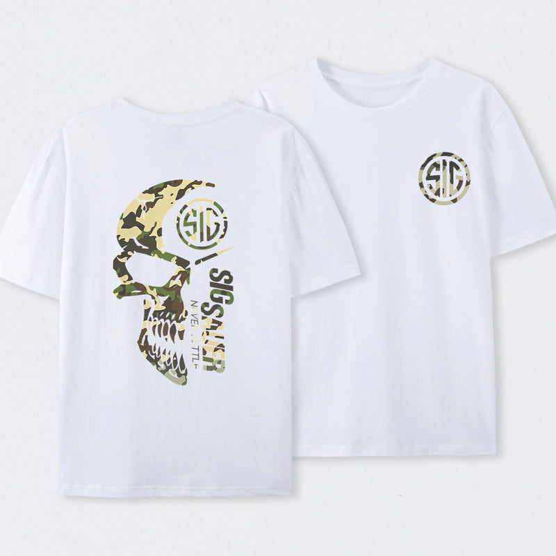 Bold Camouflage Graphic T-Shirt