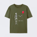 Funny Skeleton Balloon Halloween T-Shirt