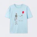 Funny Skeleton Balloon Halloween T-Shirt