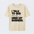 Mind My Biz Prayer Vibe Screen Print T-Shirt