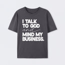 Mind My Biz Prayer Vibe Screen Print T-Shirt