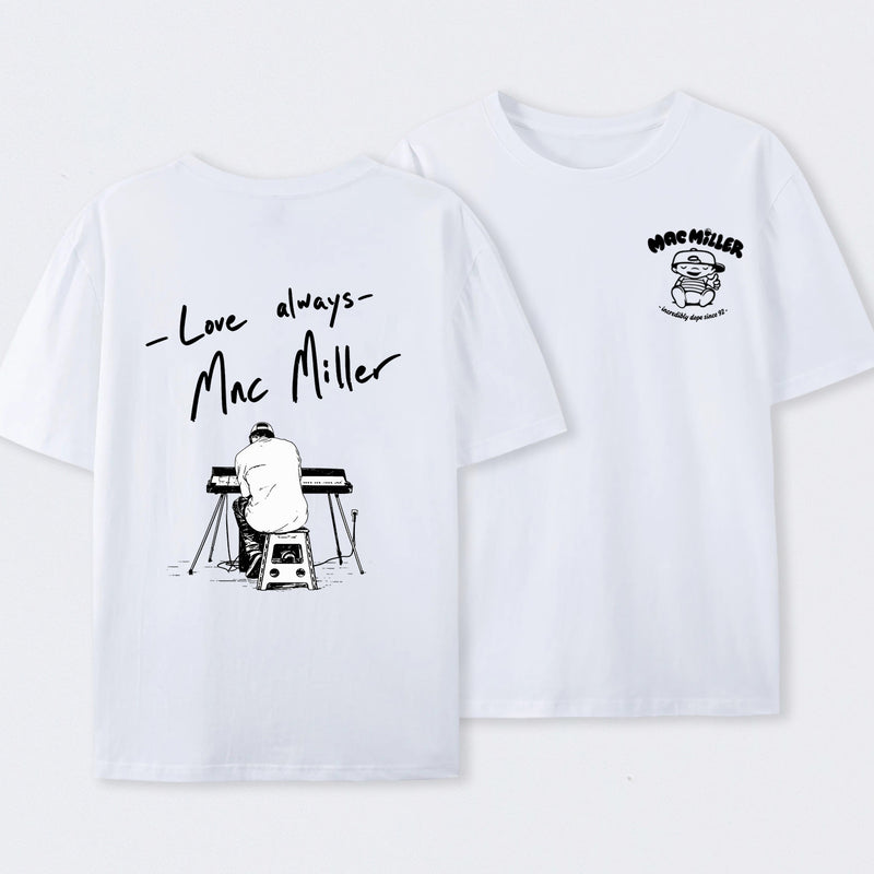 Mac Miller Love Always Vintage Hip Hop Graphic T-Shirt
