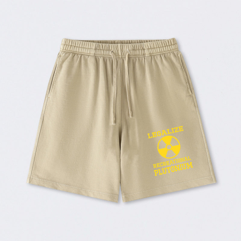 Legalize Recreational Plutonium Washed Shorts
