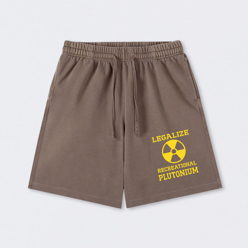 Legalize Recreational Plutonium Washed Shorts