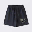 Rabbit or Duck Funny Washed Shorts