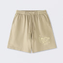 Rabbit or Duck Funny Washed Shorts