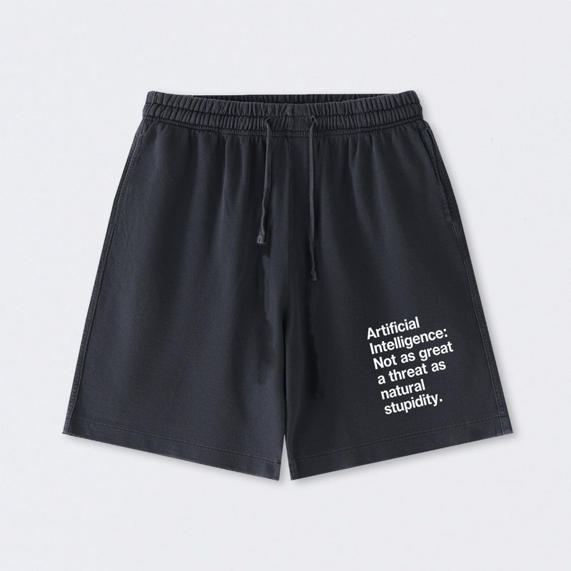 Artificial Intelligence Washed Shorts