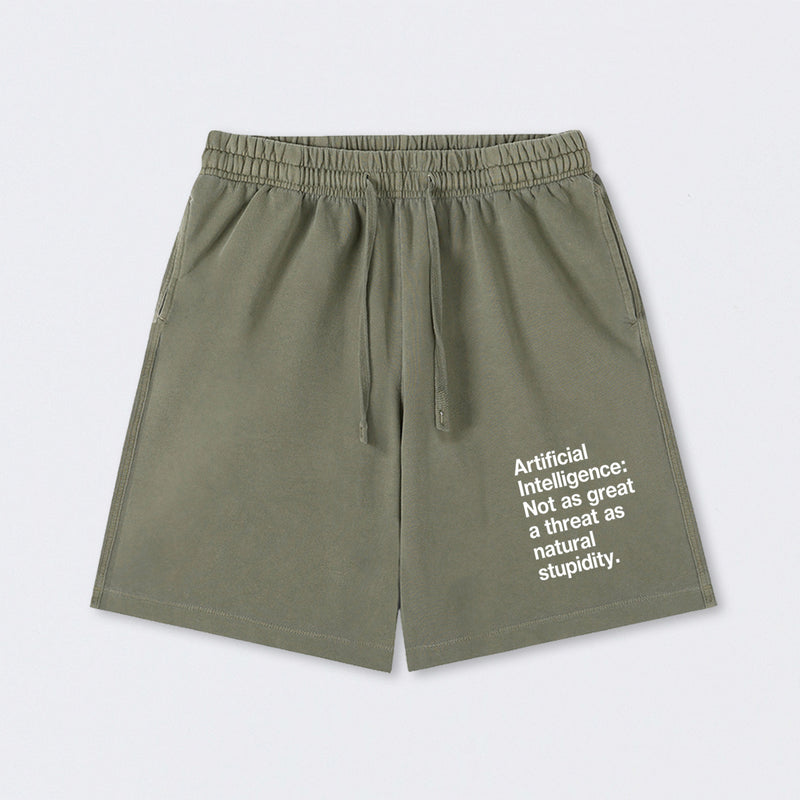Artificial Intelligence Washed Shorts