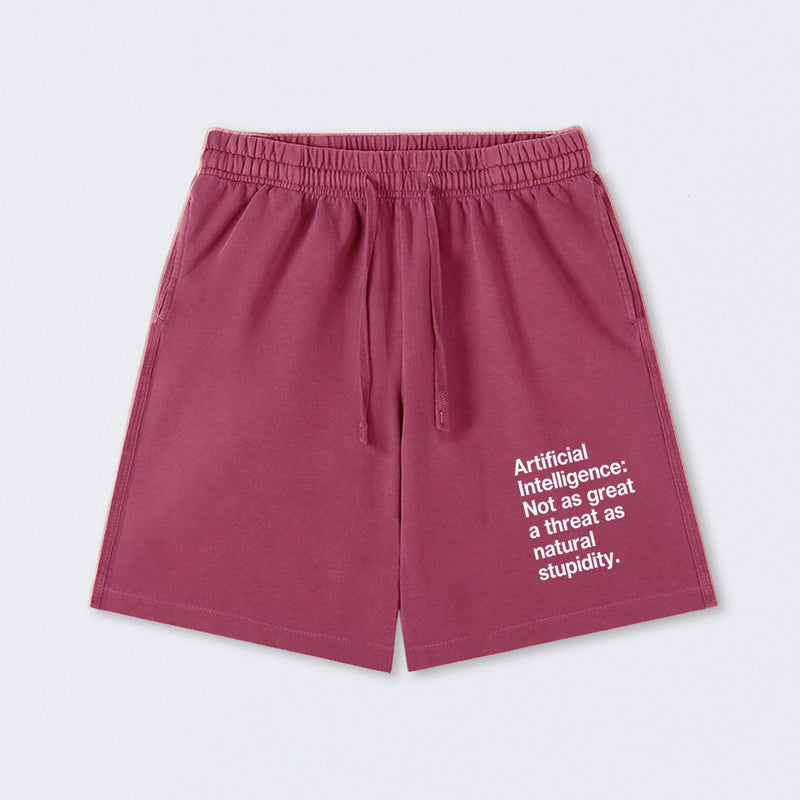 Artificial Intelligence Washed Shorts
