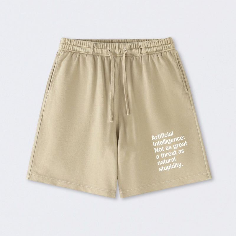 Artificial Intelligence Washed Shorts