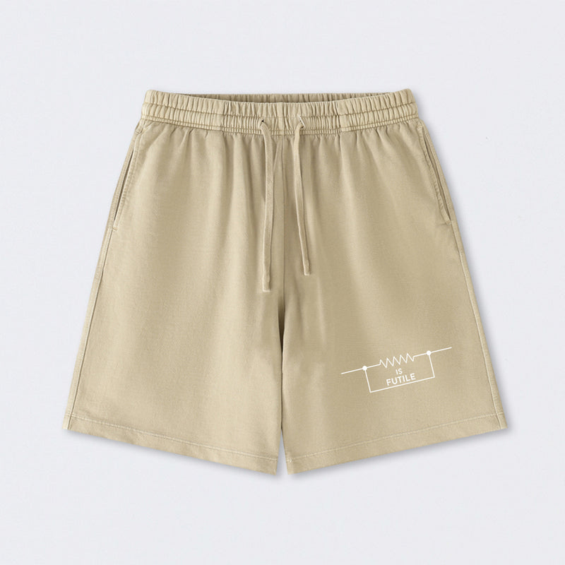 Funny Engineer Resistor Science Washed Shorts