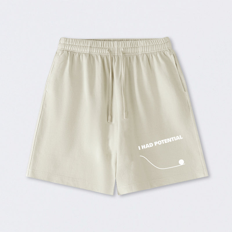 I Had Potential Science Washed Shorts
