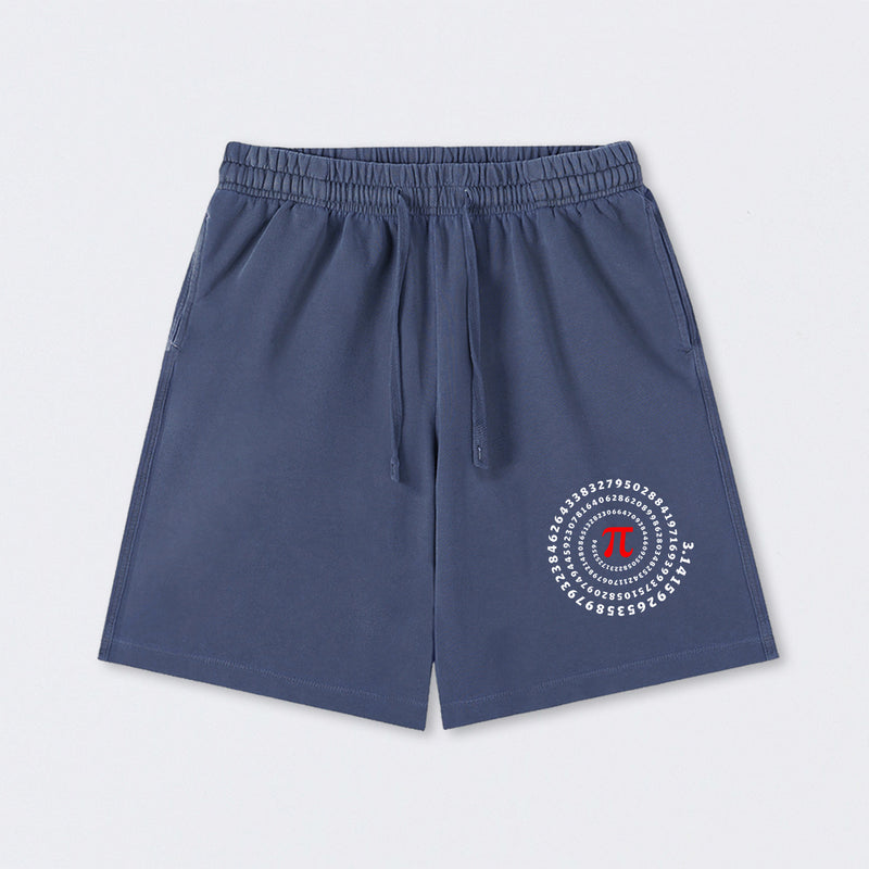 Pi Science Number Sequence Classic Washed Shorts