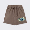 The Great Fibonacci Wave Science Washed Shorts