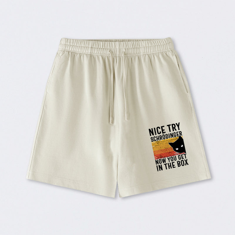 You Get Schrodinger's cat In The Box Washed Shorts