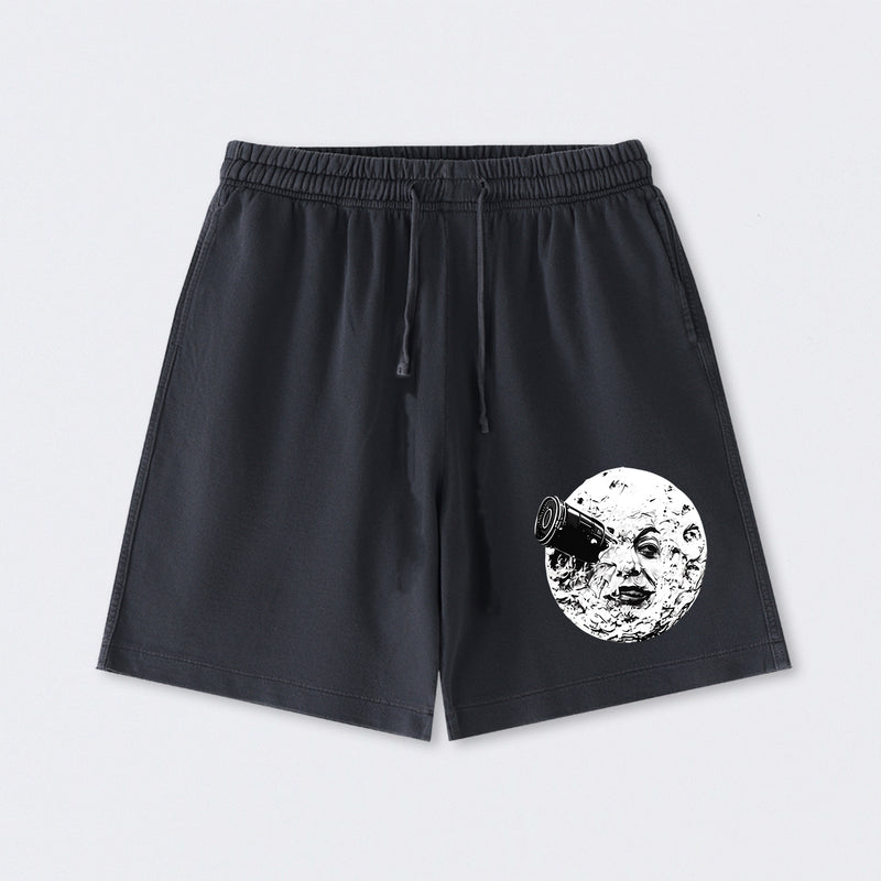 Le Voyage Dans La Lune Washed Shorts
