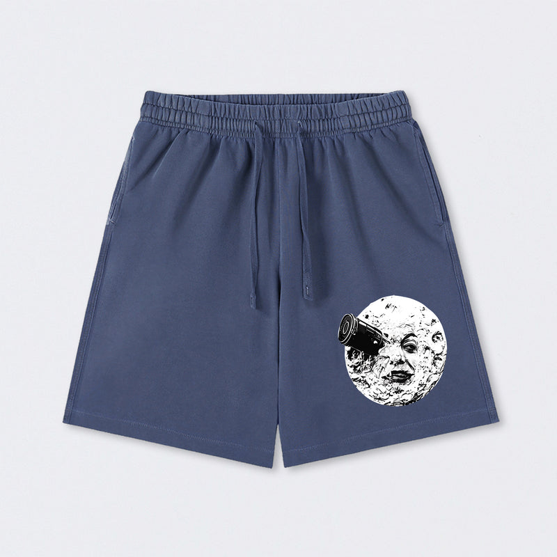 Le Voyage Dans La Lune Washed Shorts