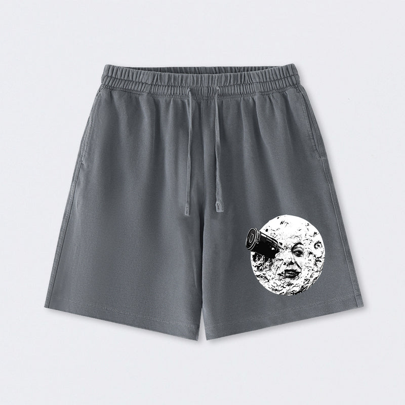 Le Voyage Dans La Lune Washed Shorts