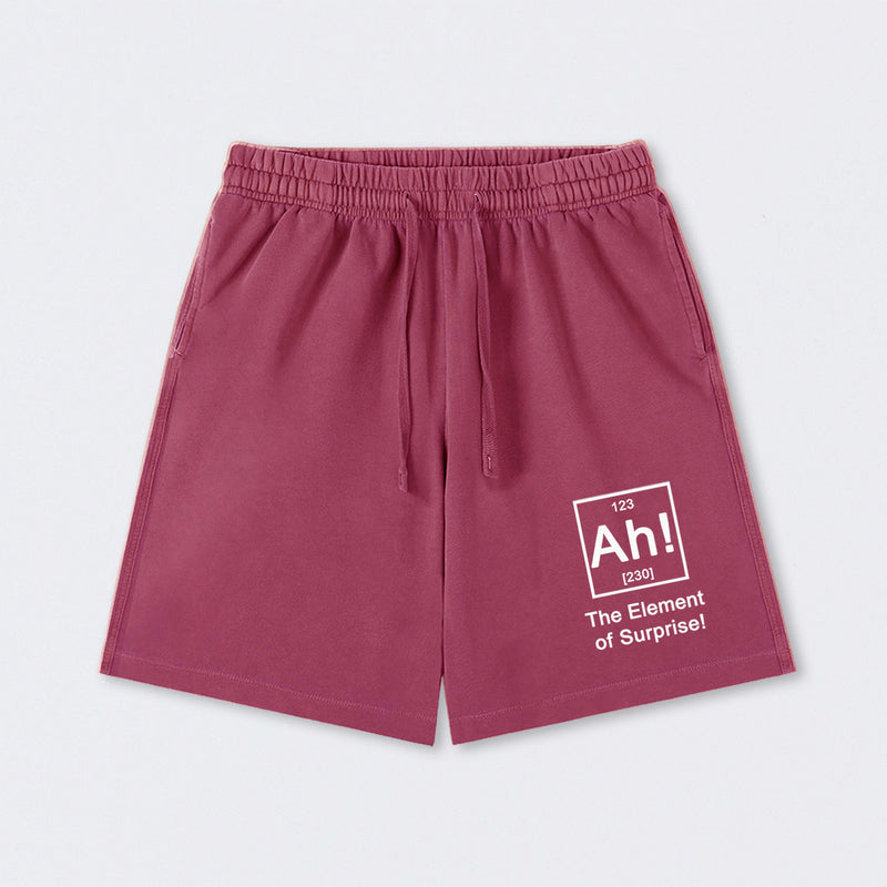 Ah! The element of surprise Washed Shorts