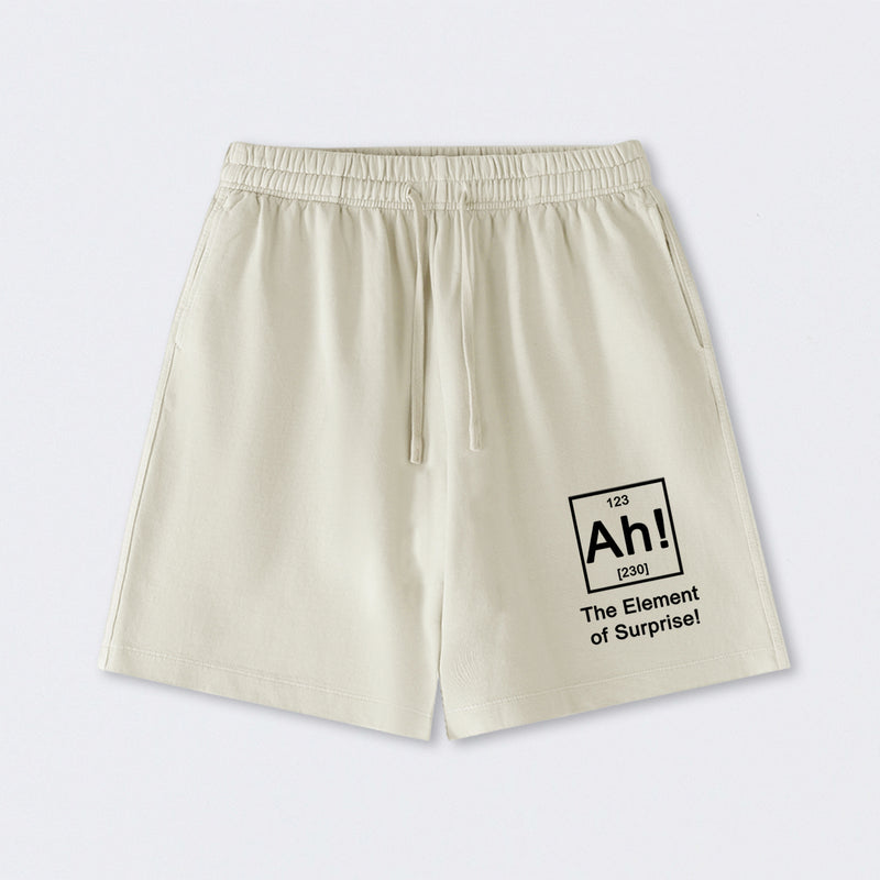Ah! The element of surprise Washed Shorts