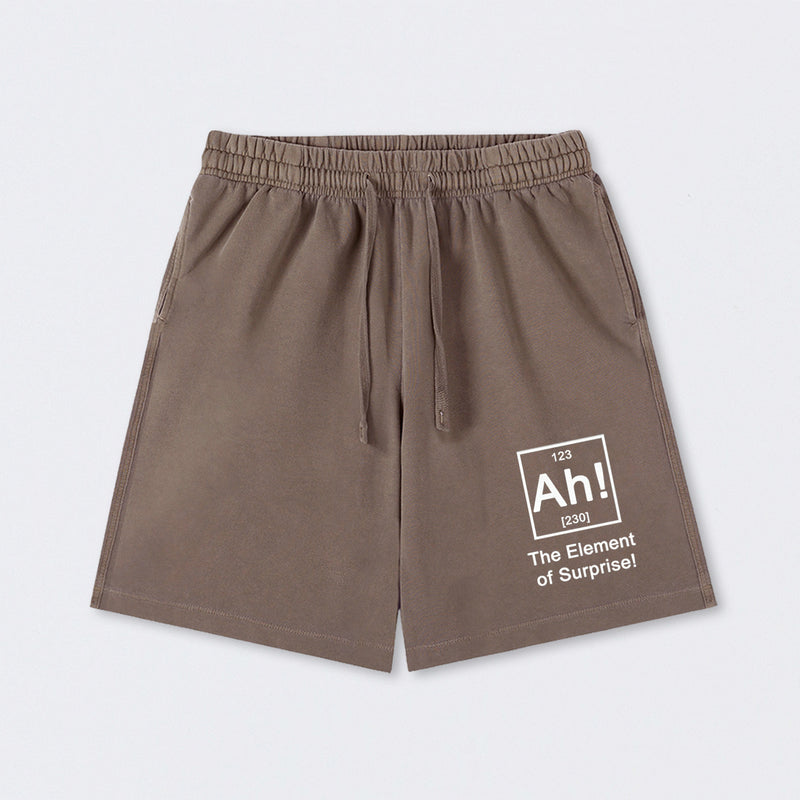 Ah! The element of surprise Washed Shorts