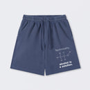Alcohol Is A Solution Washed Shorts