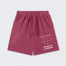 Alcohol Is A Solution Washed Shorts