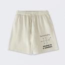Alcohol Is A Solution Washed Shorts