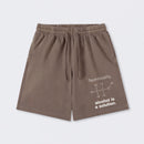 Alcohol Is A Solution Washed Shorts