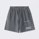 Alcohol Is A Solution Washed Shorts