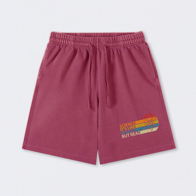 Science It's Like Magic But Real Science Washed Shorts