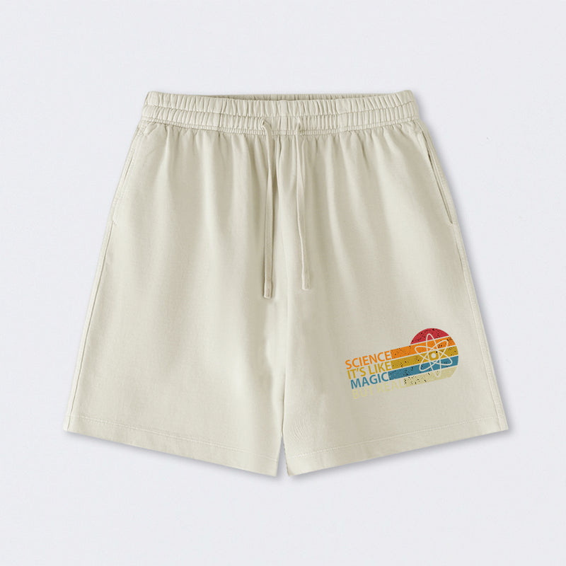 Science It's Like Magic But Real Science Washed Shorts