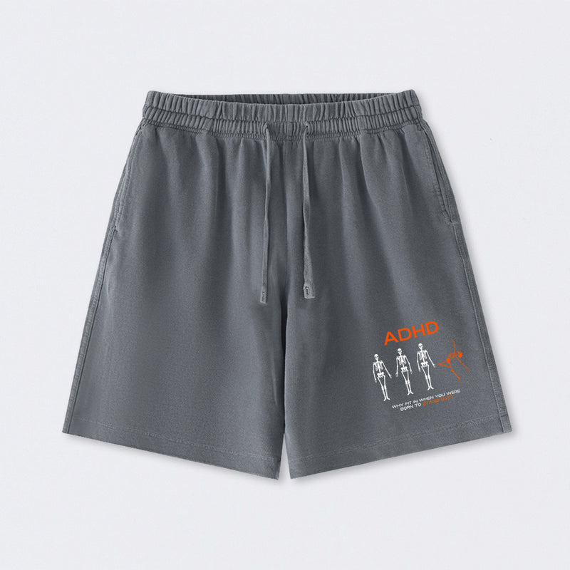 ADHD AWARENESS Washed Shorts