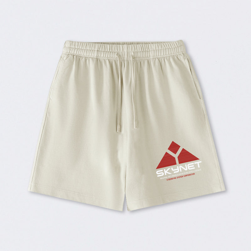 Skynet Neural Net Based Artificial Intelligence Washed Shorts