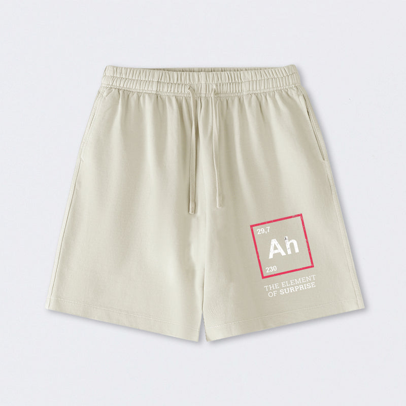 Ah! The Element Of Surprise Washed Shorts