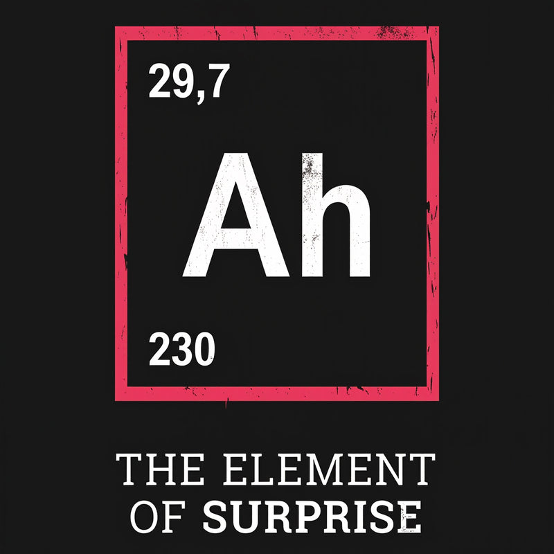 Ah! The Element Of Surprise Washed Shorts