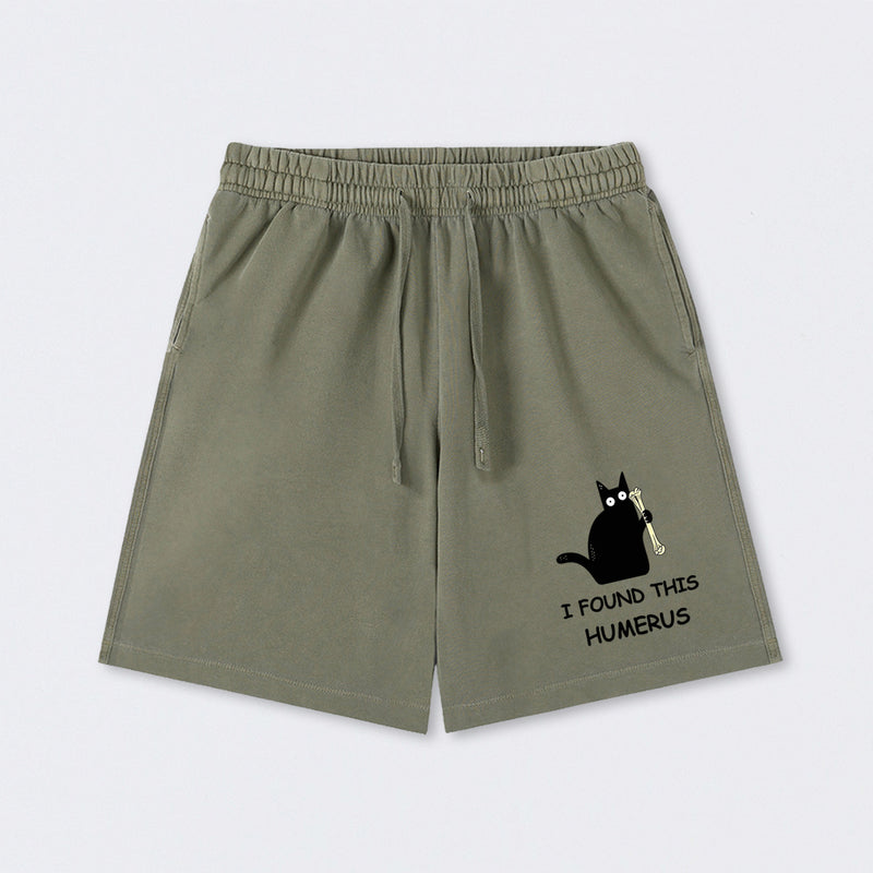 I Found This Humerus Washed Shorts
