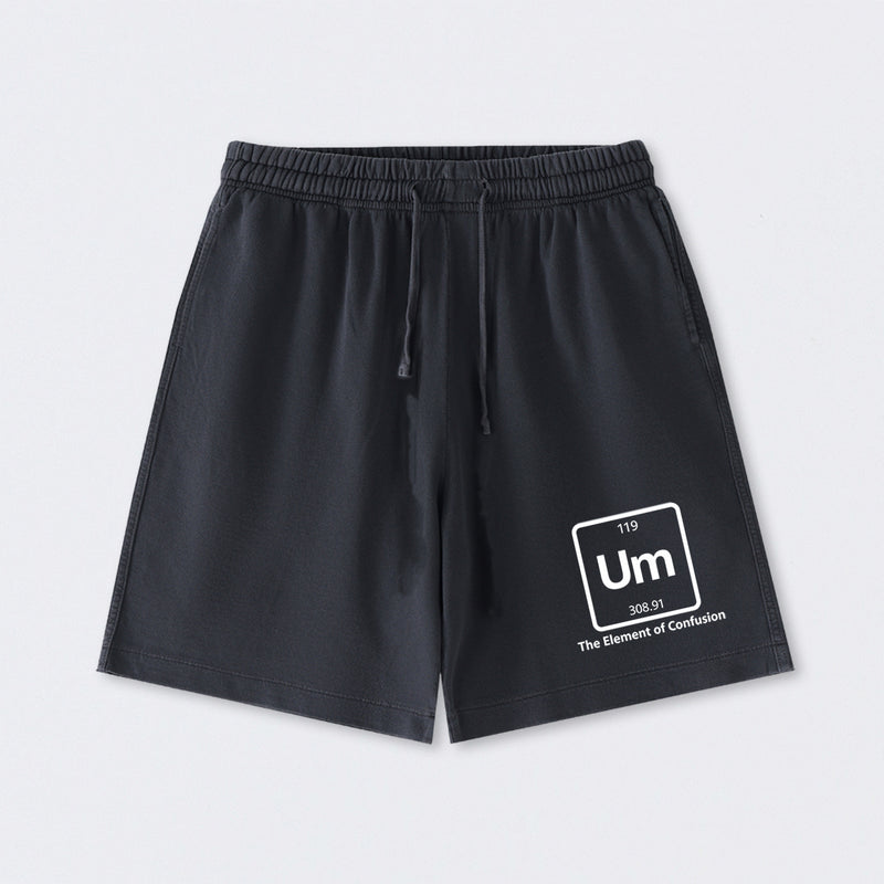 Um The Element of Confusion Washed Shorts