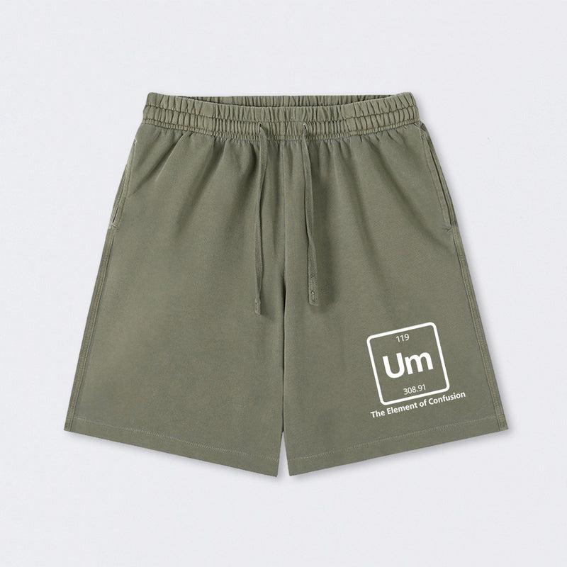 Um The Element of Confusion Washed Shorts