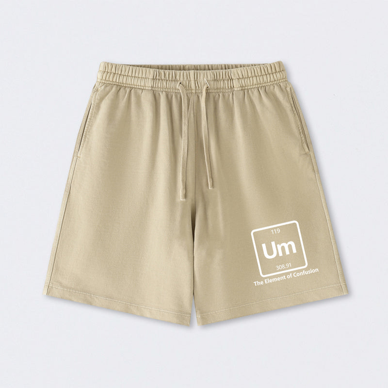 Um The Element of Confusion Washed Shorts