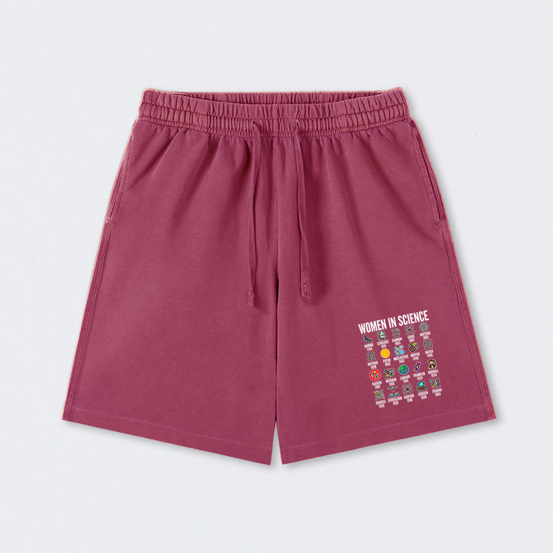 Women in Science Washed Shorts